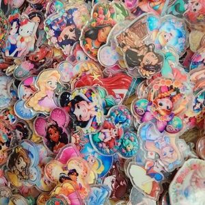 Princess 4cm Acrylics For DIY- 50PCS